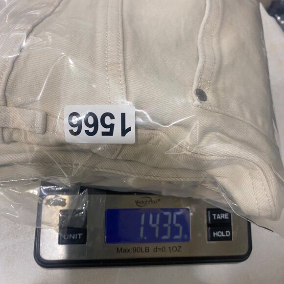 H&M &Denim Jeans Womens Size 10 Vintage Slim High Waist Beige Denim - Picture 15 of 15